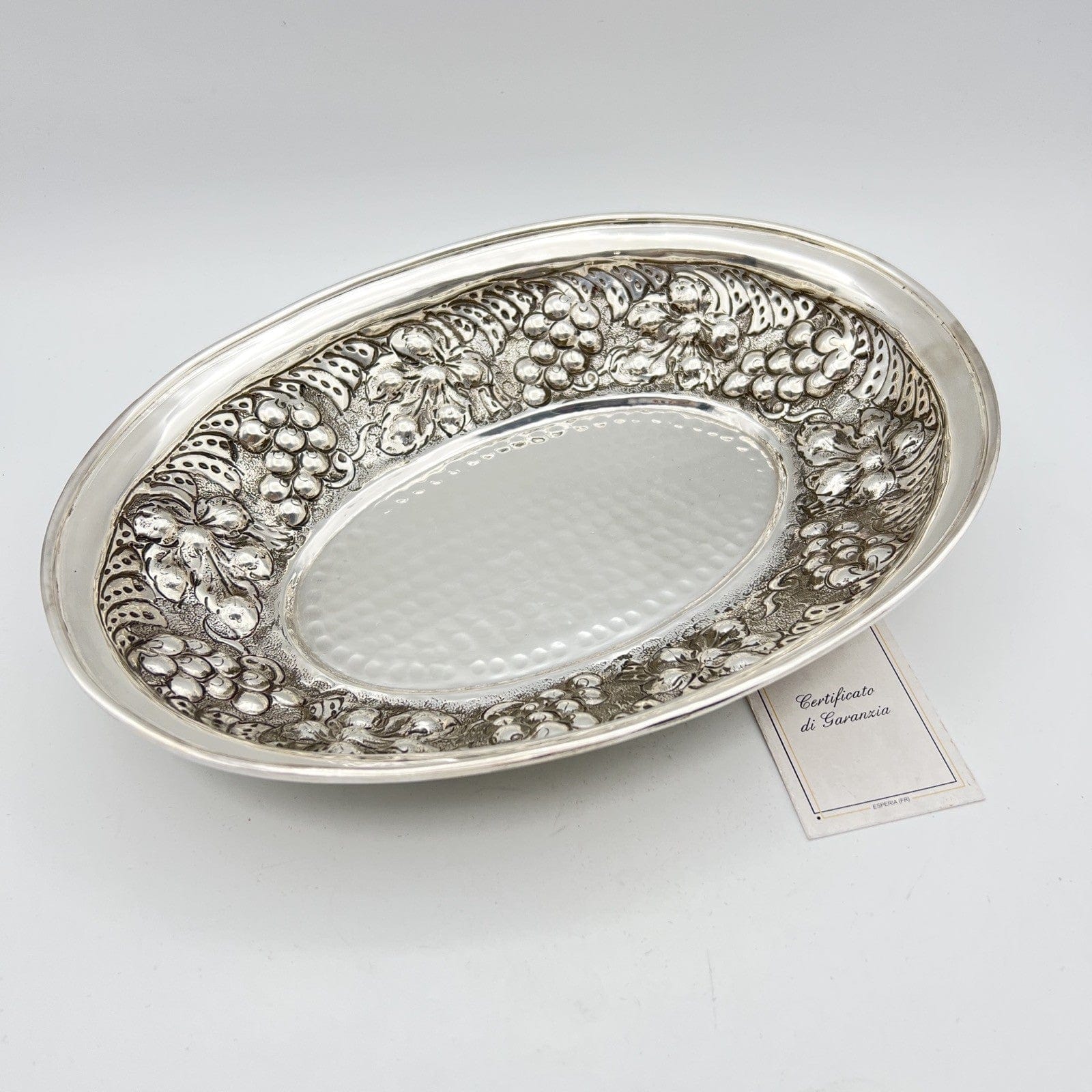 Centrotavola in Argento Placcato Silver Plated ciotola in stile Antico Fruttiera Categoria  Sheffield & Argento