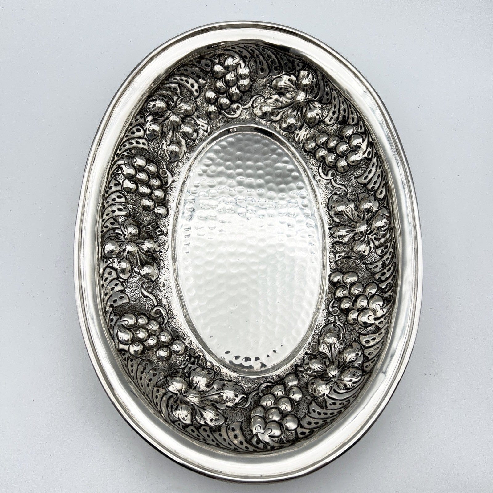 Centrotavola in Argento Placcato Silver Plated ciotola in stile Antico Fruttiera Categoria  Sheffield & Argento