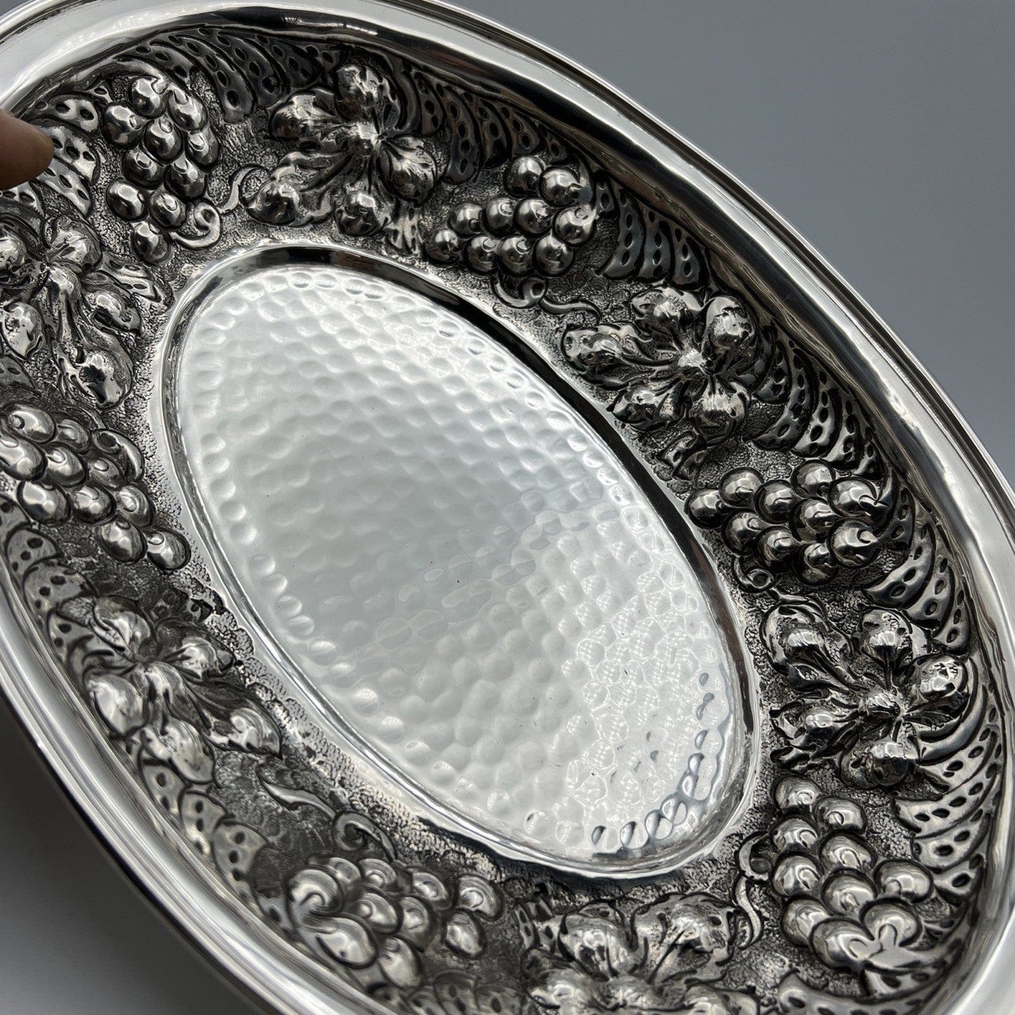 Centrotavola in Argento Placcato Silver Plated ciotola in stile Antico Fruttiera Categoria  Sheffield & Argento