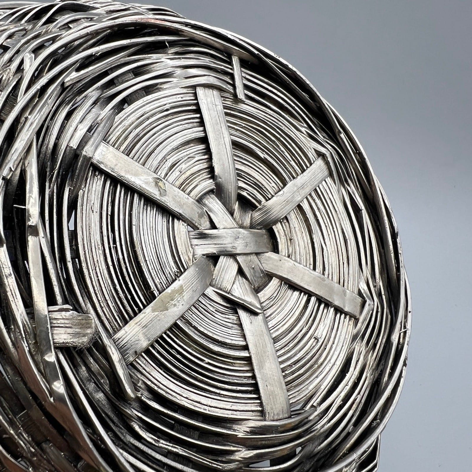 Cestino centrotavola per pane in Argento silver plated stile antico Francese Categoria  Sheffield & Argento