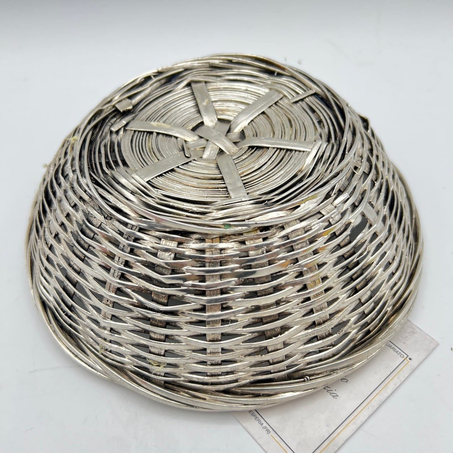 Cestino centrotavola per pane in Argento silver plated stile antico Francese Categoria  Sheffield & Argento