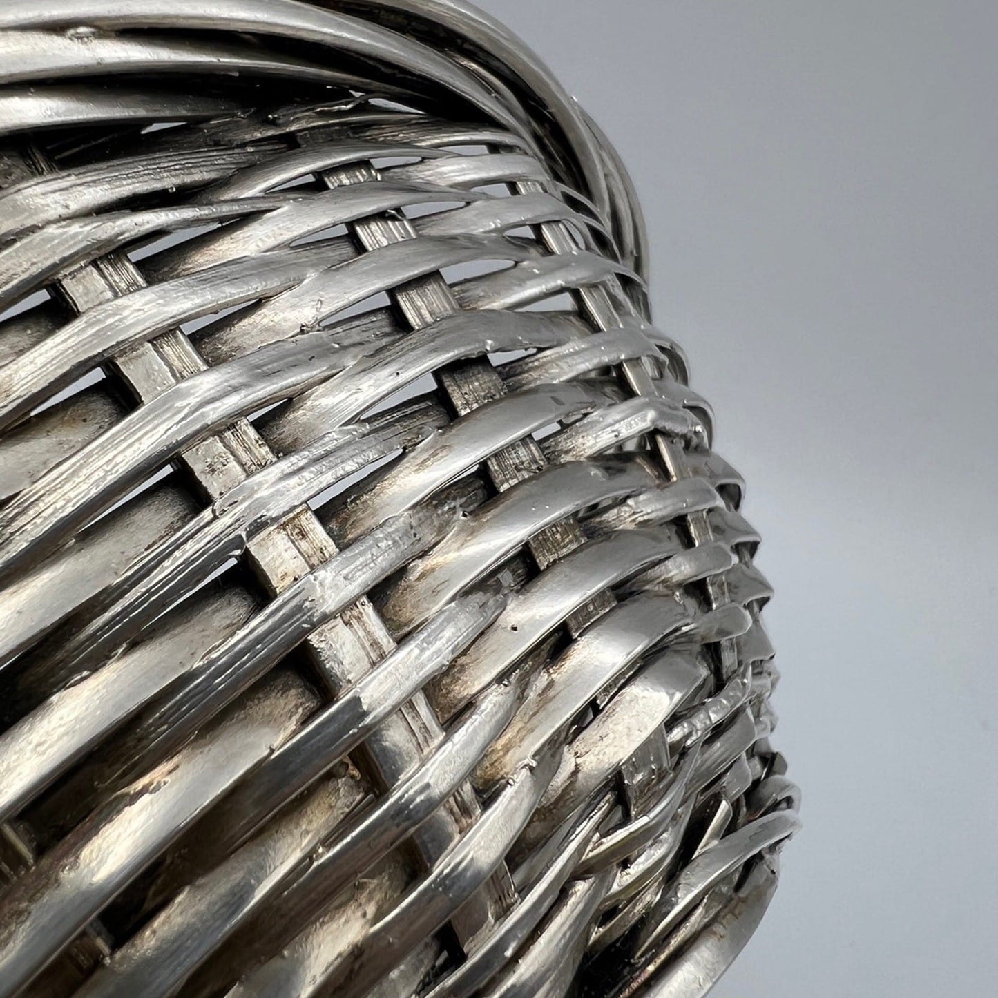 Cestino centrotavola per pane in Argento silver plated stile antico Francese Categoria  Sheffield & Argento