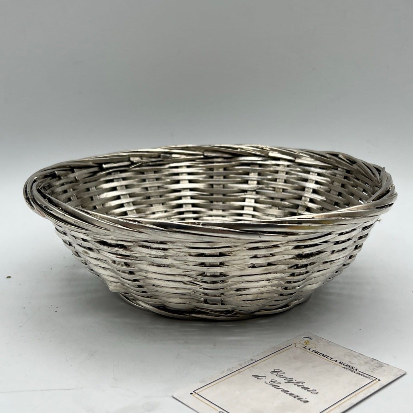 Cestino centrotavola per pane in Argento silver plated stile antico Francese Categoria  Sheffield & Argento