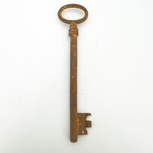 Chiave antica in ferro forgiato grande per portone vecchia ferramenta epoca '800 Categoria  Accessori & Ferramenta d'epoca