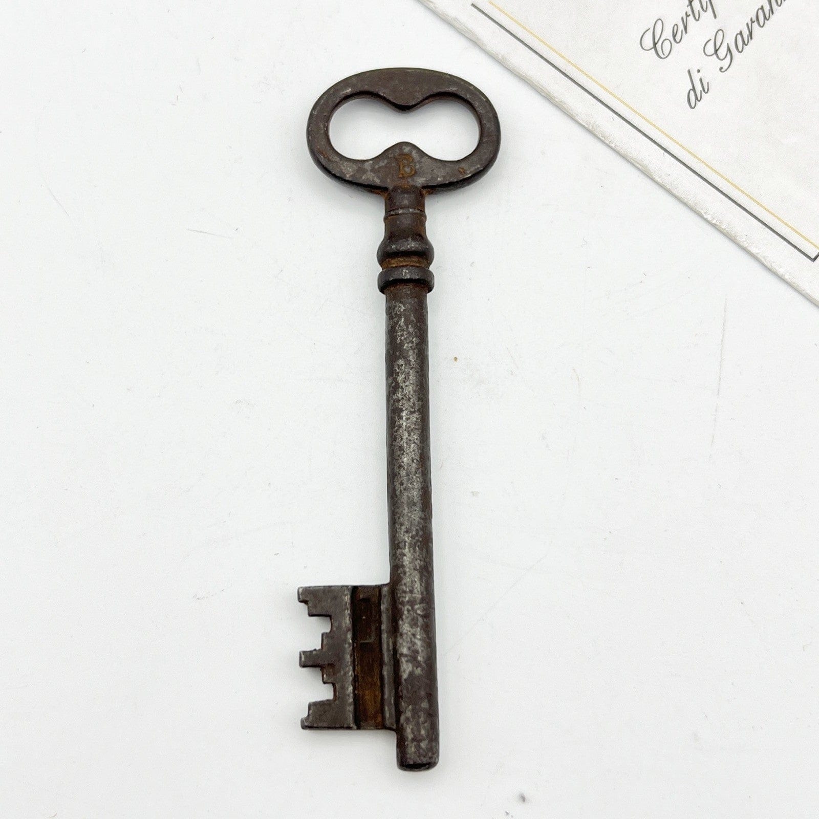 Chiave antica Maschio in ferro per porta serratura vecchia ferramenta C5 Categoria  Accessori & Ferramenta d'epoca