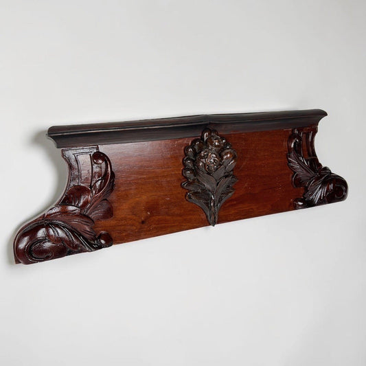 Cimasa antica in legno pannello fregio sovraporta sopra porta intaglio epoca 800 Categoria  Cimase-Fregi-Intagli in legno