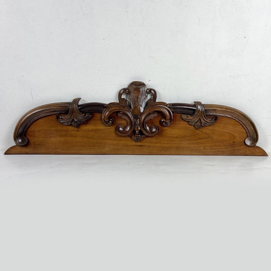 Cimasa antica in legno pannello fregio sovraporta sopra porta intaglio epoca 800 Categoria  Cimase-Fregi-Intagli in legno