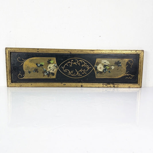 Cimasa antica in legno pannello fregio sovraporta sopra porta intaglio vecchio Categoria  Cimase-Fregi-Intagli in legno