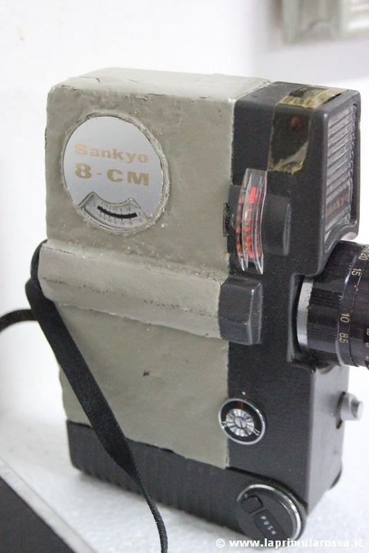 CINEPRESA VINTAGE SANKYO  8CM CON ZOOM PRONON 8,526mm. f1,8.+ CUSTODIA Categoria  Lenti-Cannocchiali-Occhiali