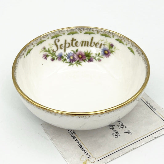 Ciotolina in porcellana Royal Albert mesi Flowers of the month Settembre ciotola Categoria  Servizio tazze - Tazze