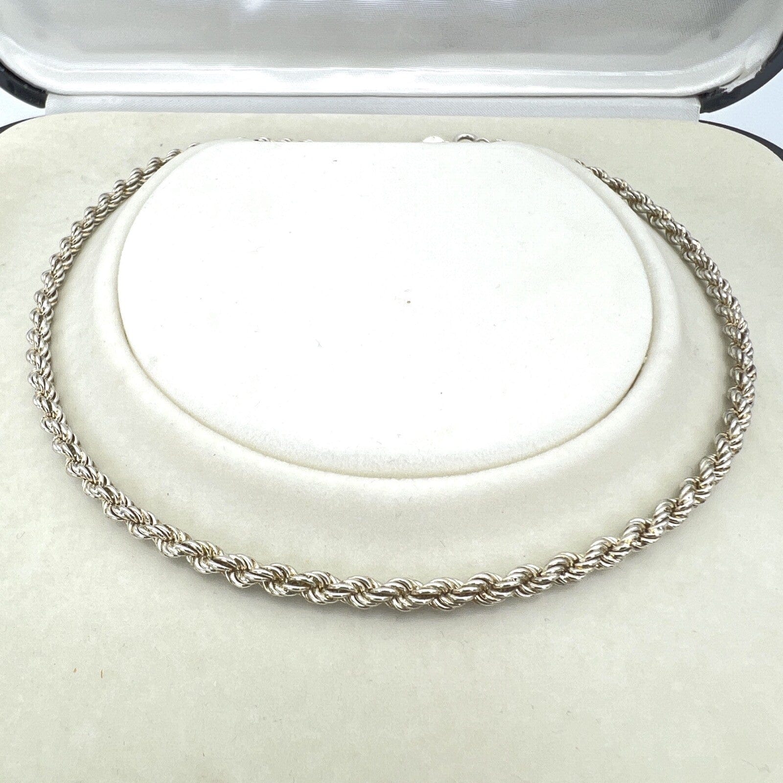 Collana da donna in argento 925 girocollo catena vintage collier a torchon Categoria  Bigiotteria & Accessori