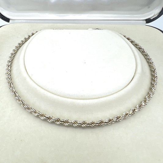 Collana da donna in argento 925 girocollo catena vintage collier a torchon Categoria  Bigiotteria & Accessori