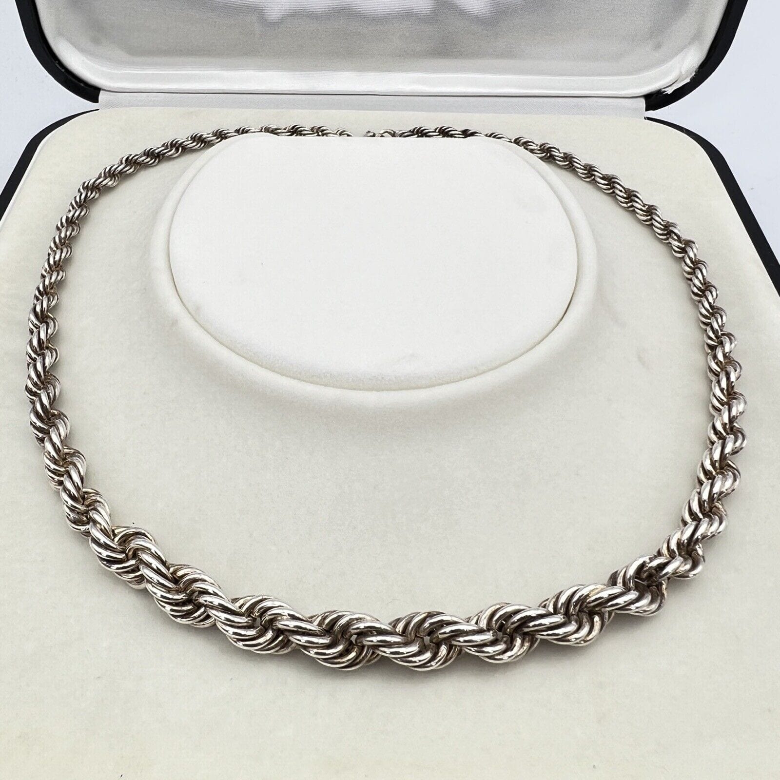 Collana da donna in argento 925 girocollo catena vintage collier a torchon Categoria  Bigiotteria & Accessori
