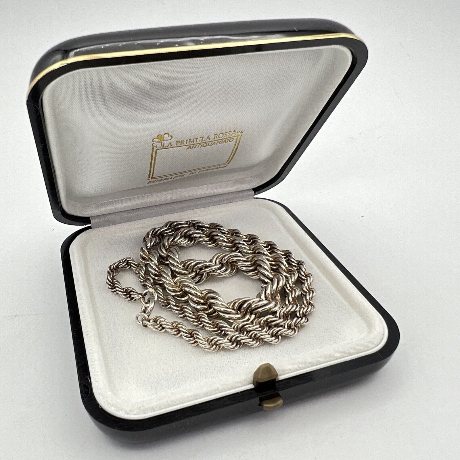 Collana da donna in argento 925 girocollo catena vintage collier a torchon Categoria  Bigiotteria & Accessori
