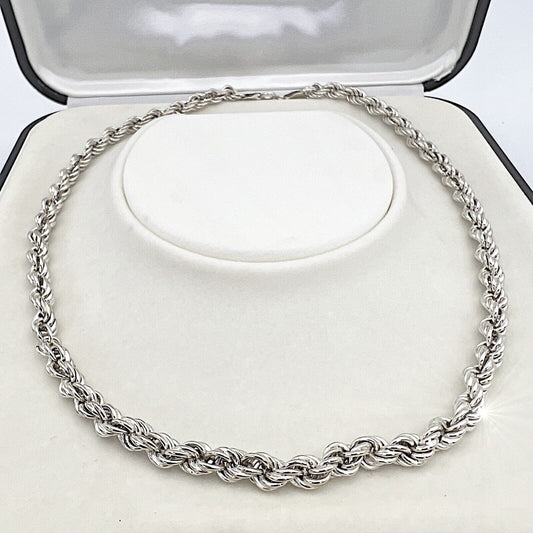 Collana da donna in argento 925 girocollo catena vintage collier a torchon Categoria  Bigiotteria & Accessori