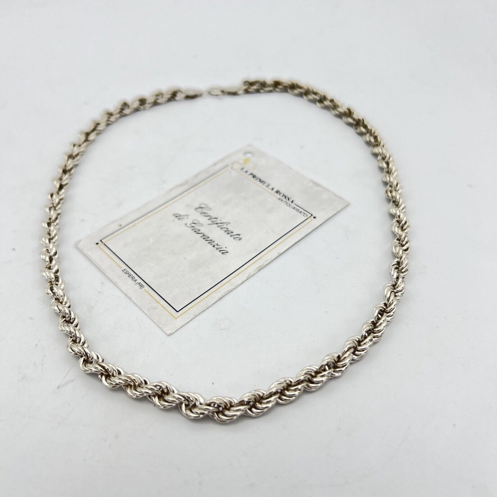 Collana da donna in argento 925 girocollo catena vintage collier a torchon Categoria  Bigiotteria & Accessori