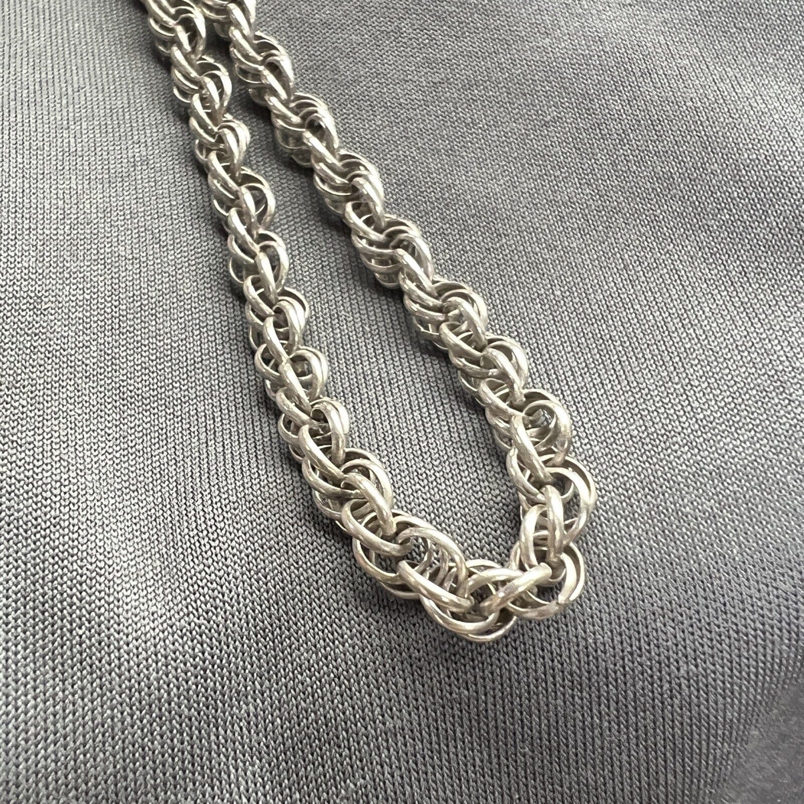 Collana da donna in argento 925 girocollo catena vintage collier a torchon Art 2 Categoria  Bigiotteria & Accessori