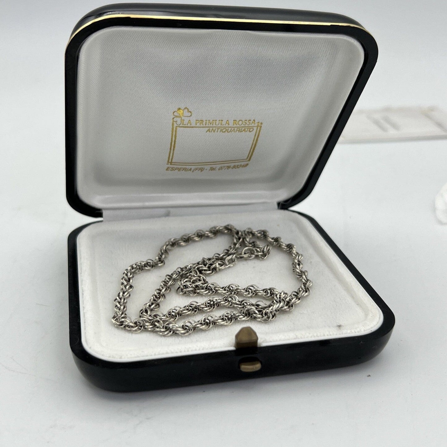 Collana da donna in argento 925 girocollo catena vintage collier a torchon Art 2 Categoria  Bigiotteria & Accessori