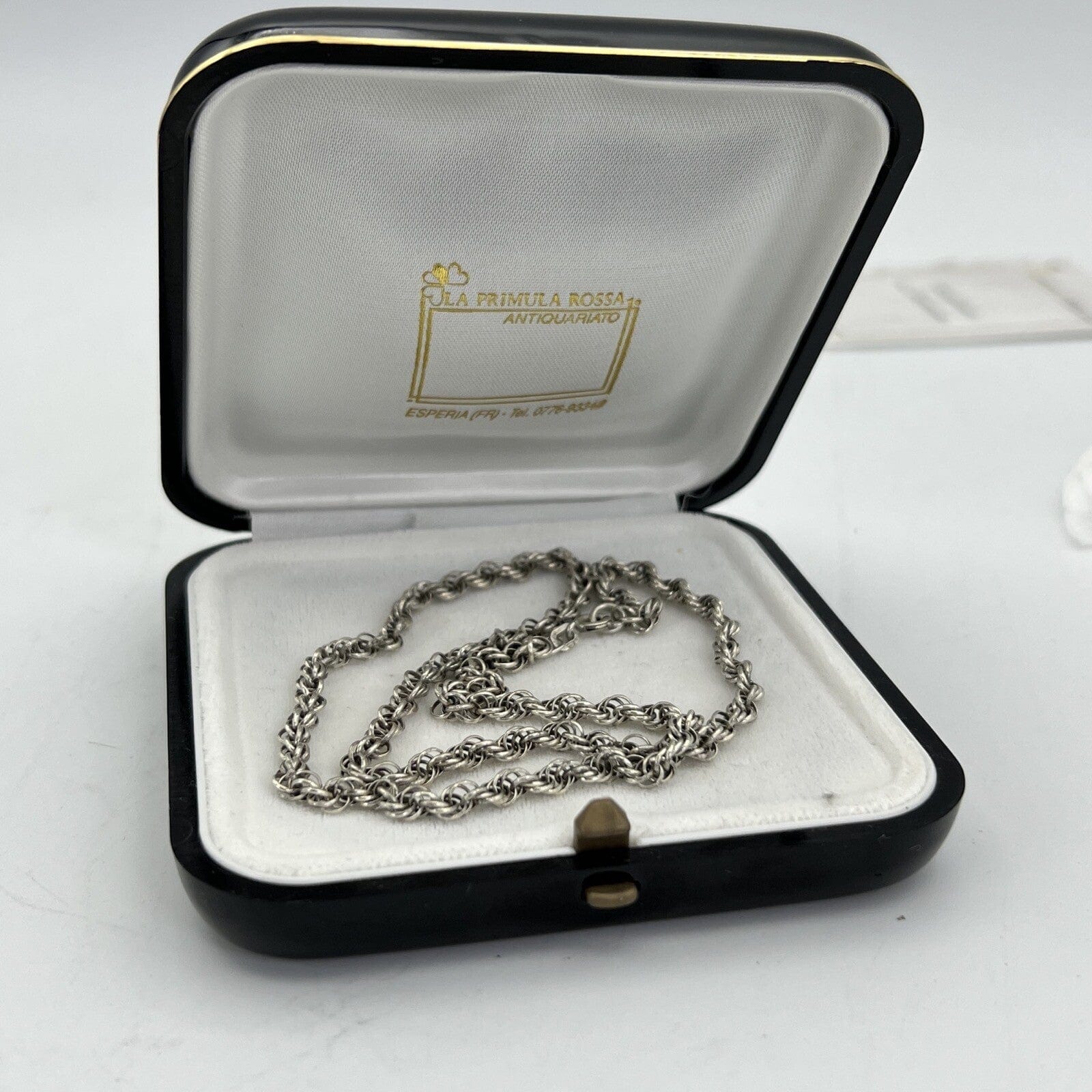 Collana da donna in argento 925 girocollo catena vintage collier a torchon Art 2 Categoria  Bigiotteria & Accessori
