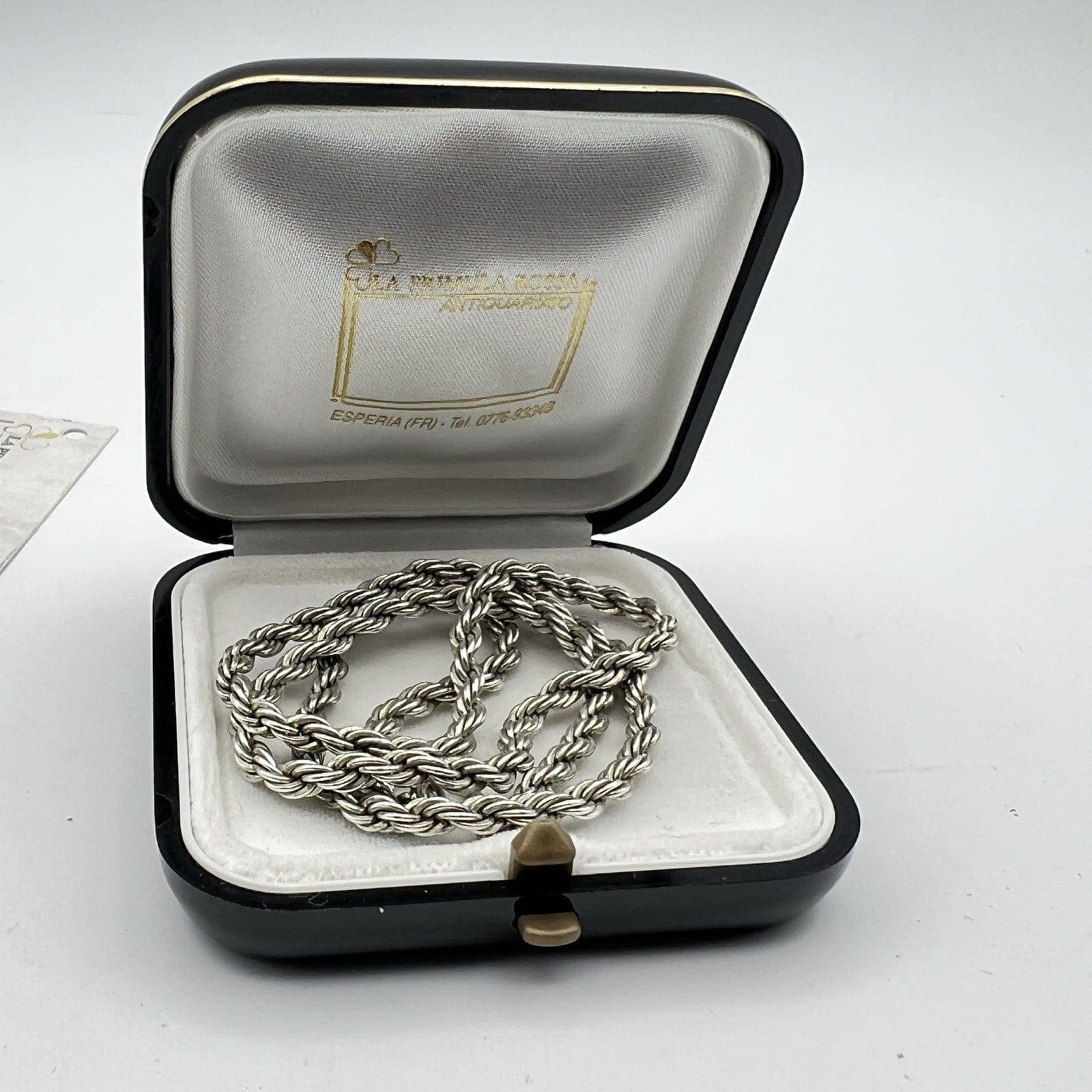 Collana da donna in argento Sterling 925 girocollo vintage collier a torchon per Categoria  Bigiotteria & Accessori