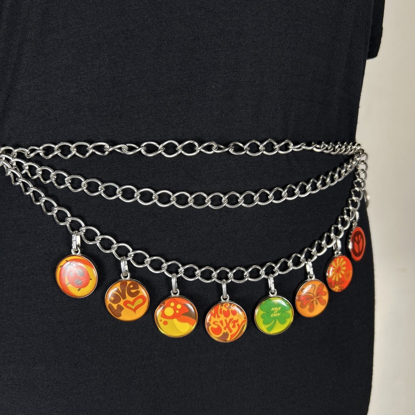Collana da per donna Cintura  pendagli Miss Sixty Hippy Stile Retrò boho anni 70 Categoria  Bigiotteria & Accessori