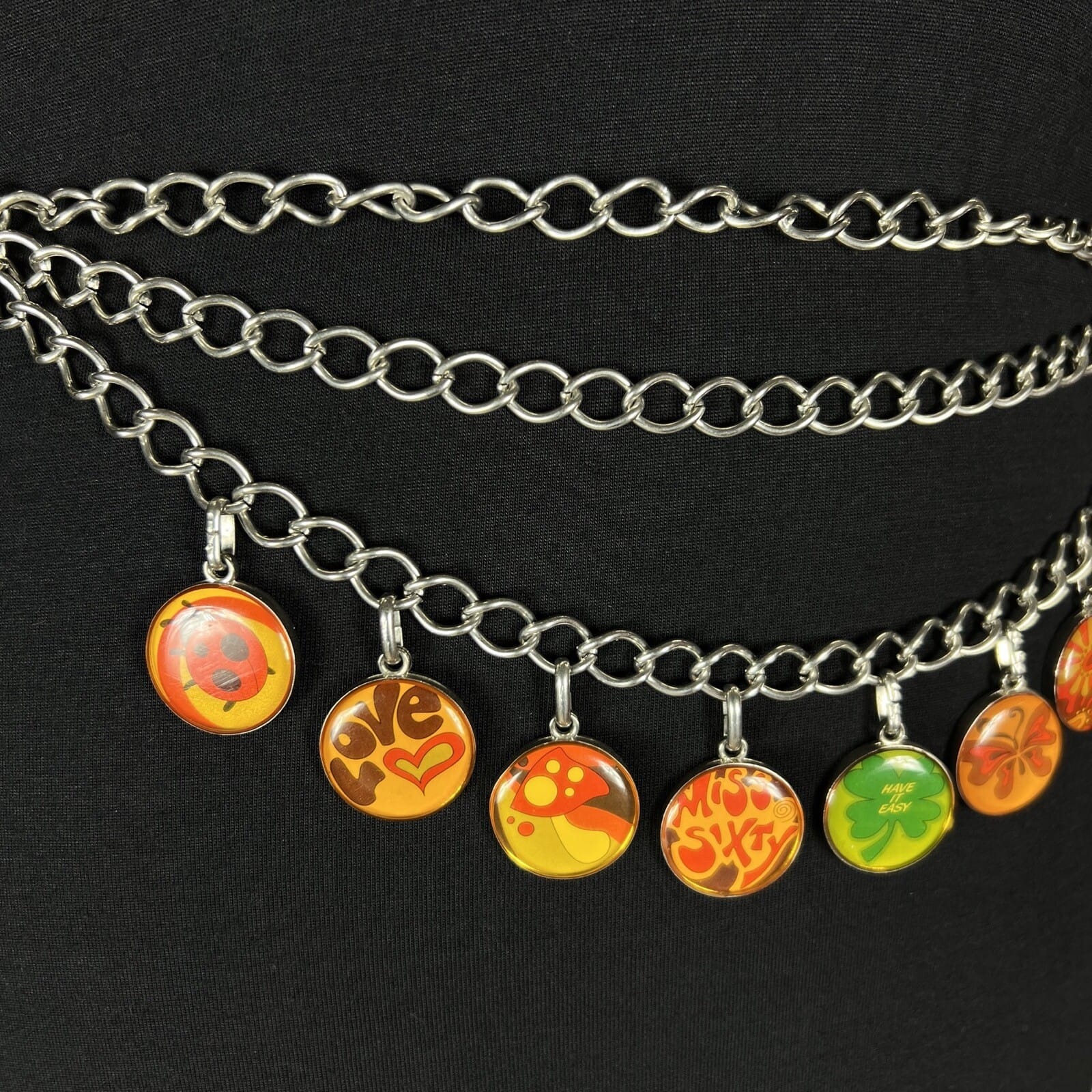 Collana da per donna Cintura  pendagli Miss Sixty Hippy Stile Retrò boho anni 70 Categoria  Bigiotteria & Accessori