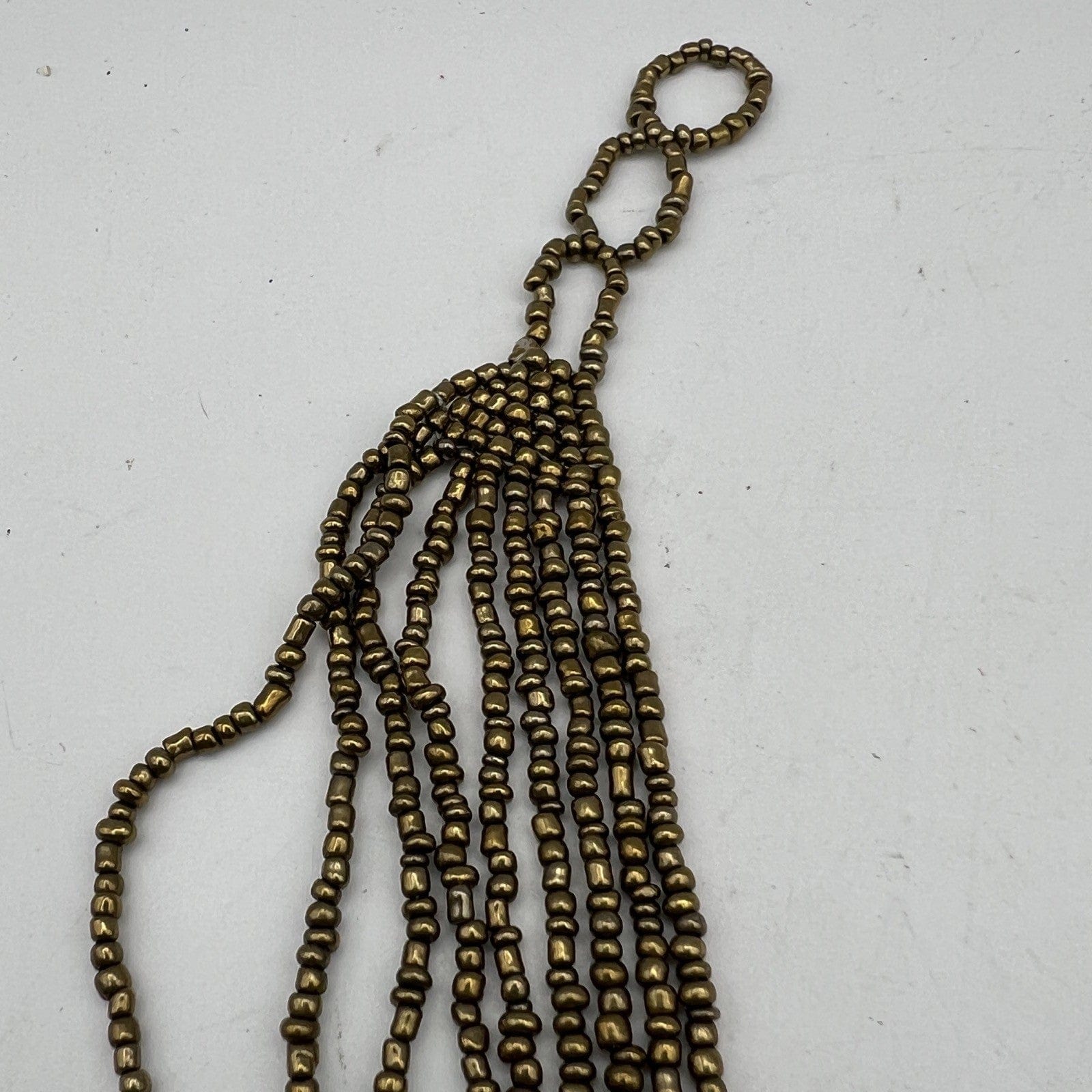 Collana da per donna in Pietre Occhio di Tigre Girocollo Multifilo color Bronzo Categoria  Bigiotteria & Accessori