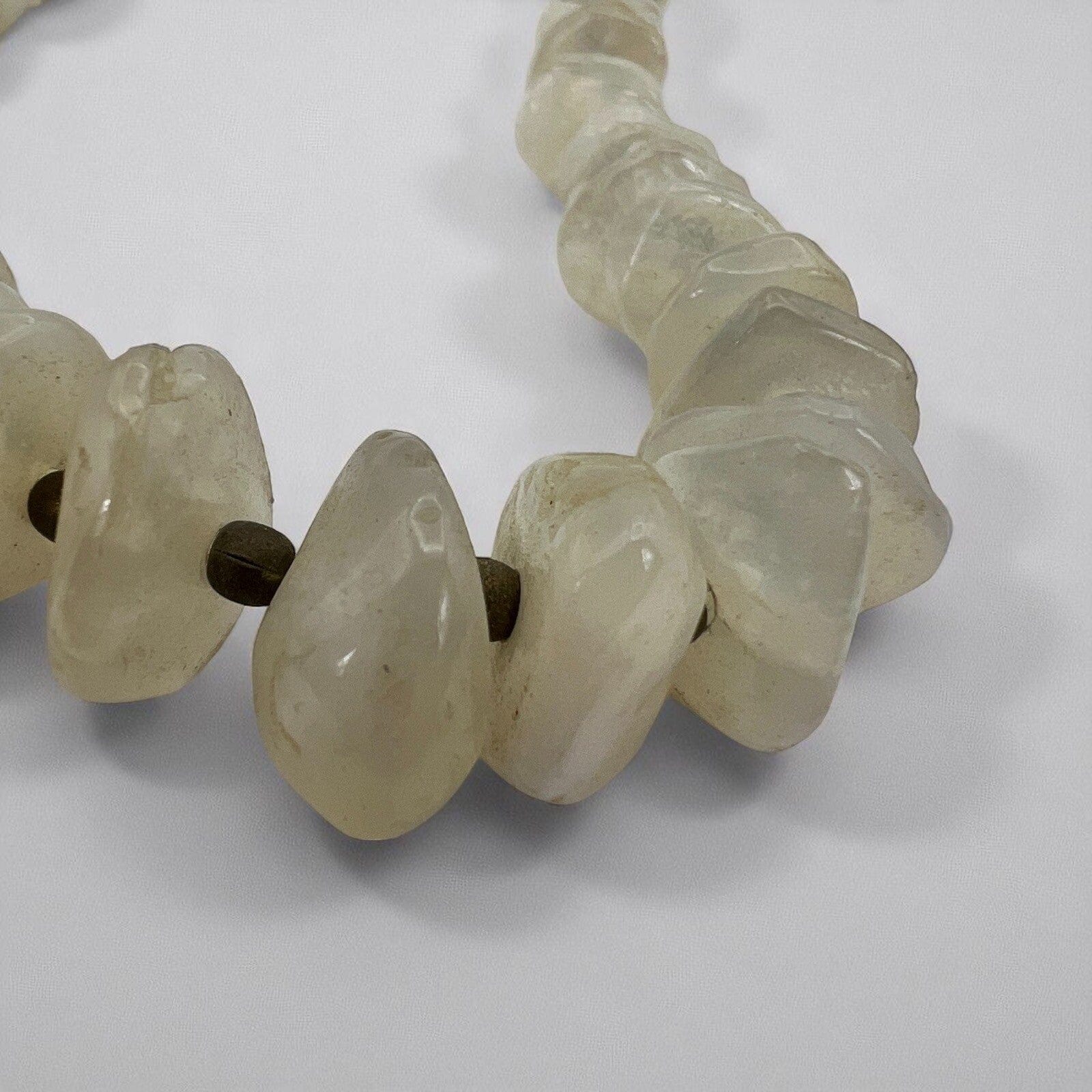 Collana da per donna in Pietre Quarzo bianco Girocollo Inglese Vintage anni '70 Categoria  Bigiotteria & Accessori