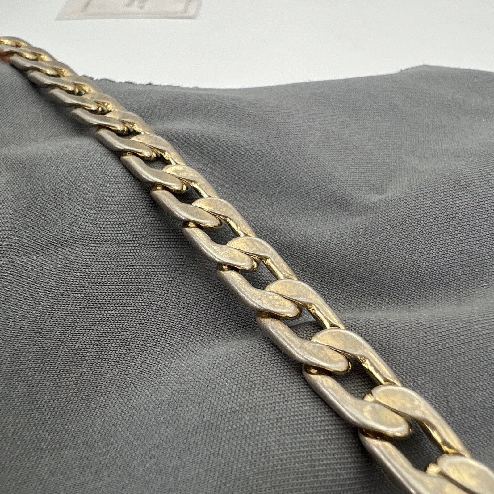 Collana da Uomo Donna placcata oro 18 kt a catena maglia cubana vintage Categoria  Bigiotteria & Accessori
