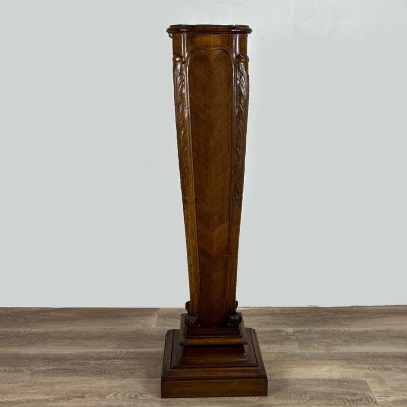 Colonna Antica in legno stile classico 800 porta vaso Piedistallo per Bronzo Categoria  Arredamento
