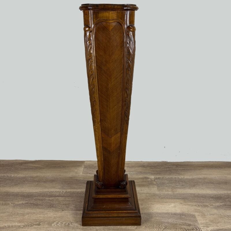 Colonna Antica in legno stile classico 800 porta vaso Piedistallo per Bronzo Categoria  Arredamento
