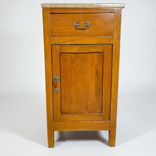 Comodino antico mobiletto mobile in legno stile Liberty porta telefono 900 Categoria  Comodini