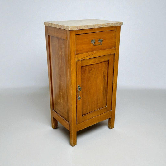 Comodino antico mobiletto mobile in legno stile Liberty porta telefono 900 Categoria  Comodini