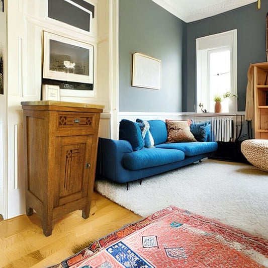 Comodino antico mobiletto mobile in legno stile Liberty porta telefono 900 Categoria  Arredamento