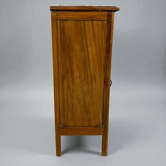 Comodino antico mobiletto mobile in legno stile Liberty porta telefono epoca 900 Categoria  Comodini