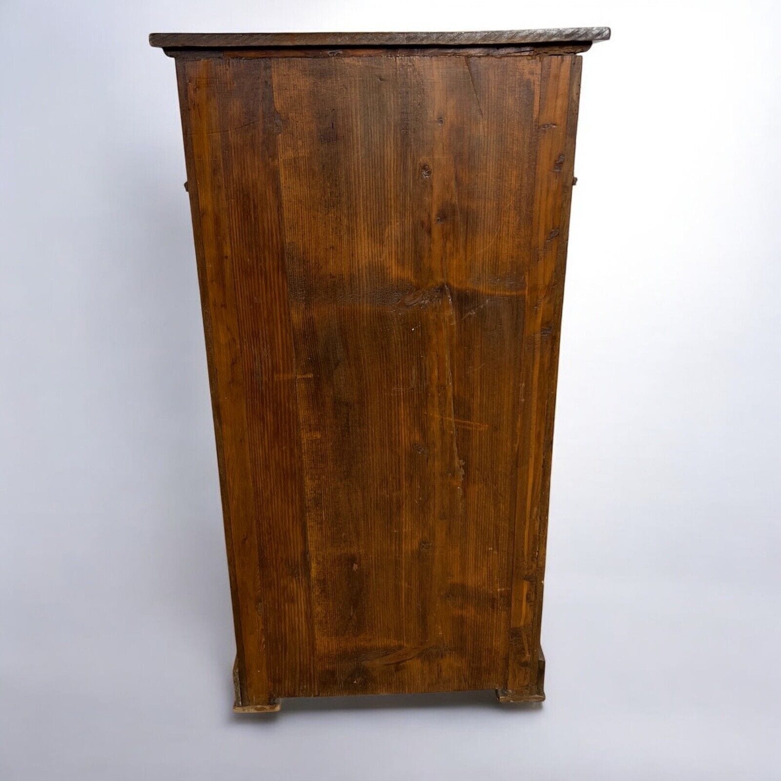 Comodino antico mobiletto Porta telefono in legno massello chiaro d'epoca 800 Categoria  Comodini