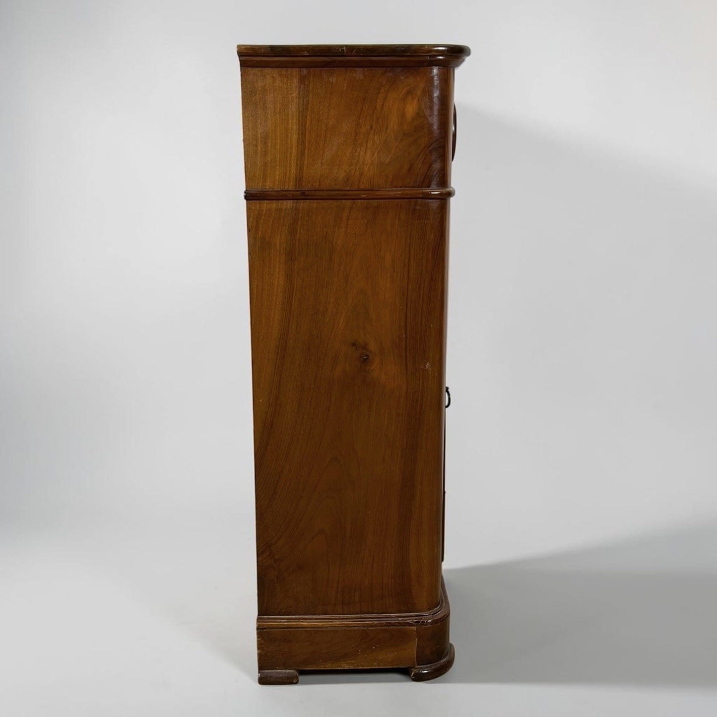 Comodino antico mobiletto Porta telefono in legno massello chiaro d'epoca 800 Categoria  Comodini