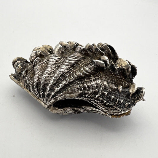 Conchiglia Microfusione in Argento 800 e Oro miniatura Vintage da collezione Categoria  Sheffield & Argento