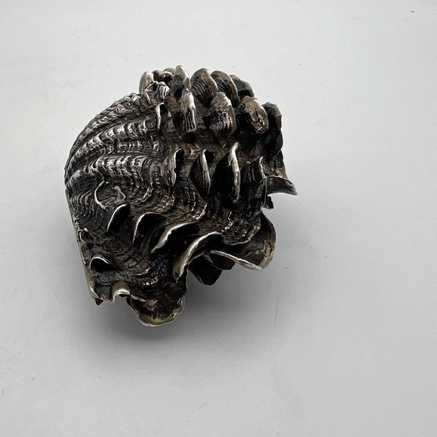 Conchiglia Microfusione in Argento 800 e Oro miniatura Vintage da collezione Categoria  Sheffield & Argento