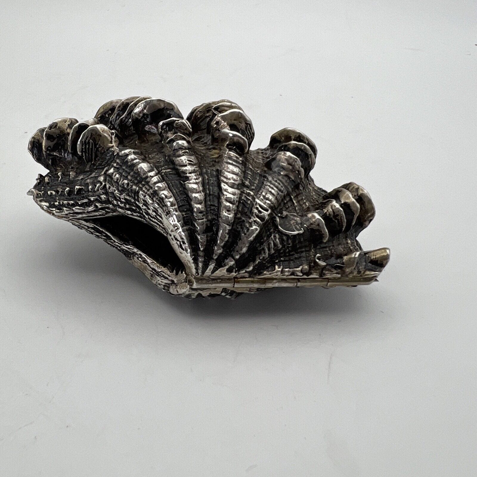 Conchiglia Microfusione in Argento 800 e Oro miniatura Vintage da collezione Categoria  Sheffield & Argento