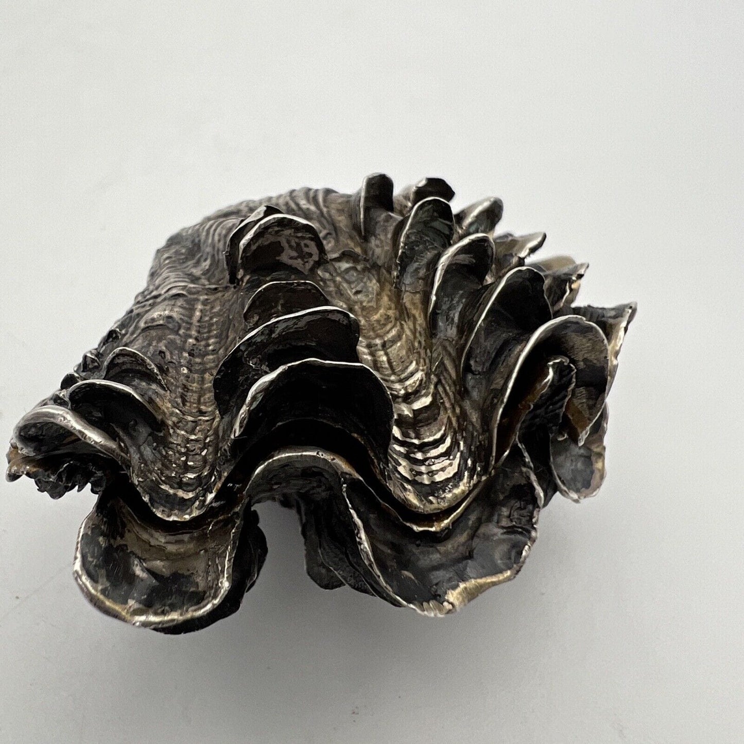 Conchiglia Microfusione in Argento 800 e Oro miniatura Vintage da collezione Categoria  Sheffield & Argento