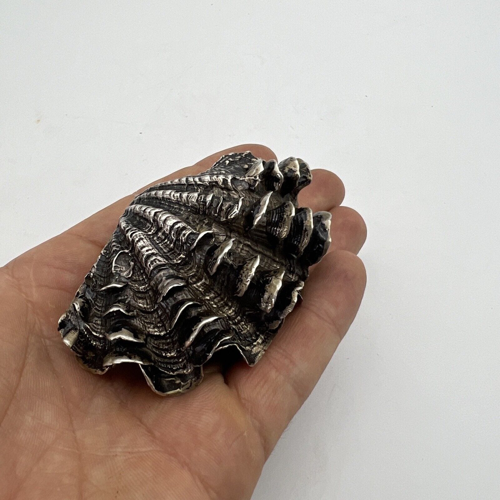 Conchiglia Microfusione in Argento 800 e Oro miniatura Vintage da collezione Categoria  Sheffield & Argento