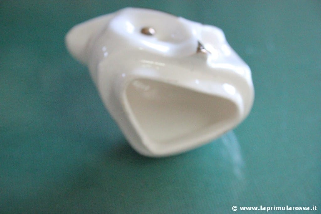 COPERCHIO VINTAGE PORCELLANA A GUFO CIVETTA  BONE CHINA OWL LID ONLY TRINKET POT Categoria  Altro