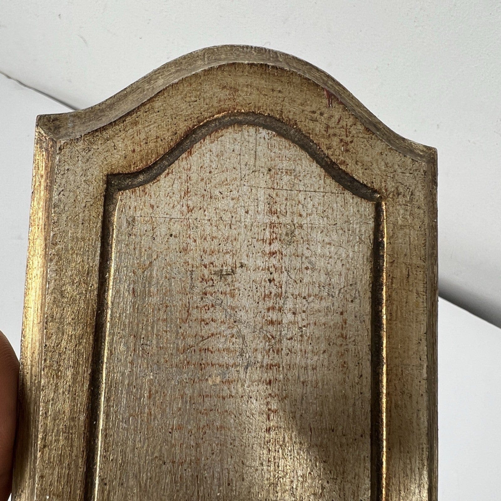 Coppia Applique vintage antichi in legno e oro lampada da parete luci candele Categoria  Lampade Appliques