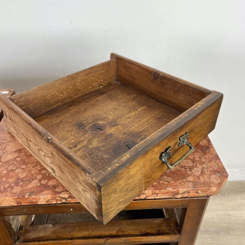 Coppia di Comodini Antichi in legno comodino arte povera vintage epoca 900 Categoria  Arredamento