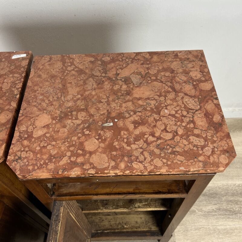 Coppia di Comodini Antichi in legno comodino arte povera vintage epoca 900 Categoria  Arredamento