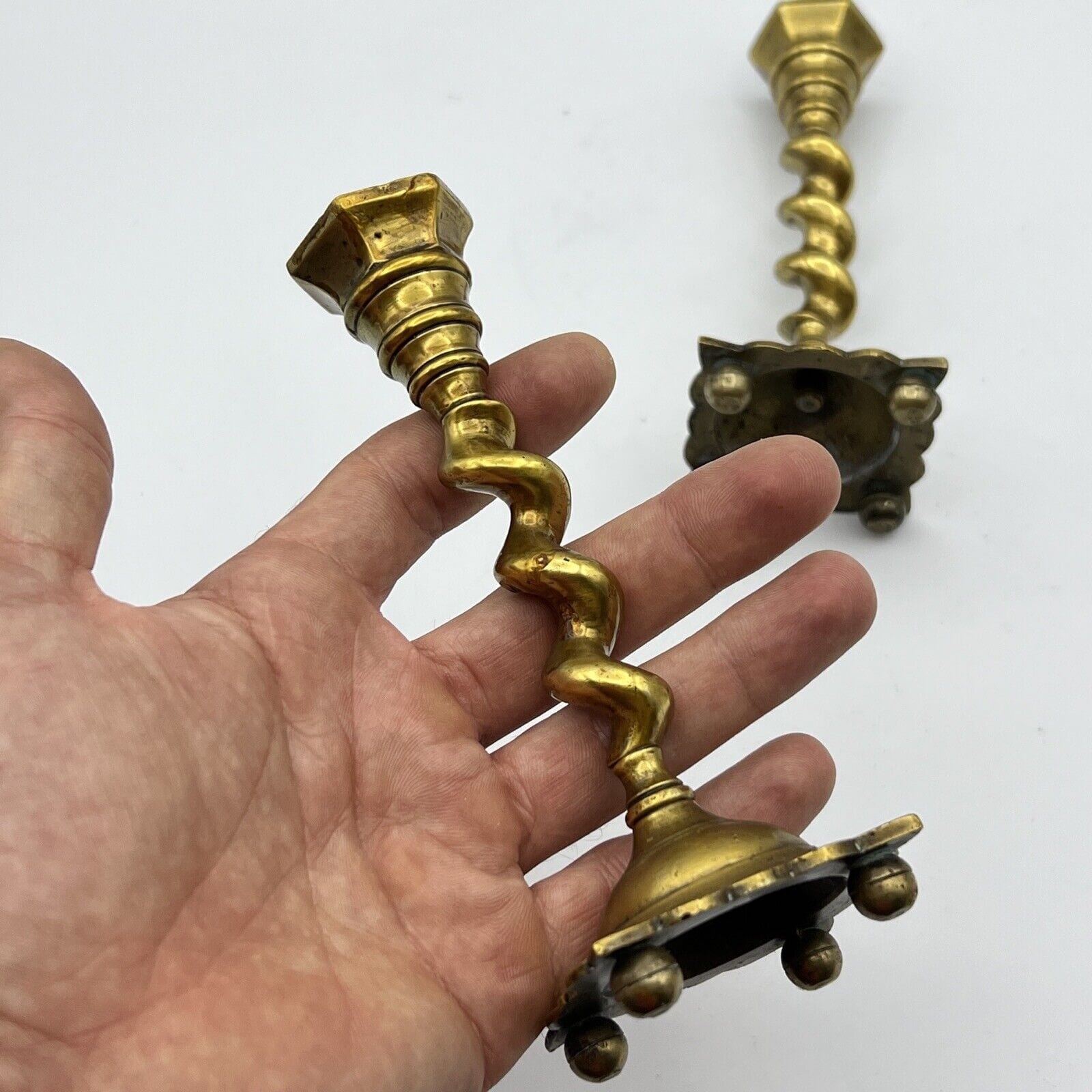 Portacandele In Ottone Nichelato Per Candele Sottili - Altare, Matrimoni, Cerimonie (Ø6,7mm) - Foto 4