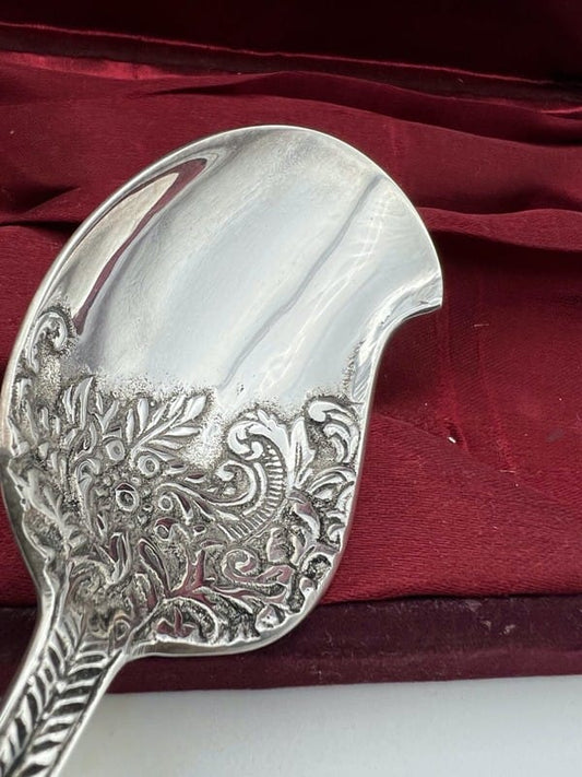 Coppia di Posate per servire stile antico in  sheffield silver plated inglese Categoria  Sheffield & Argento