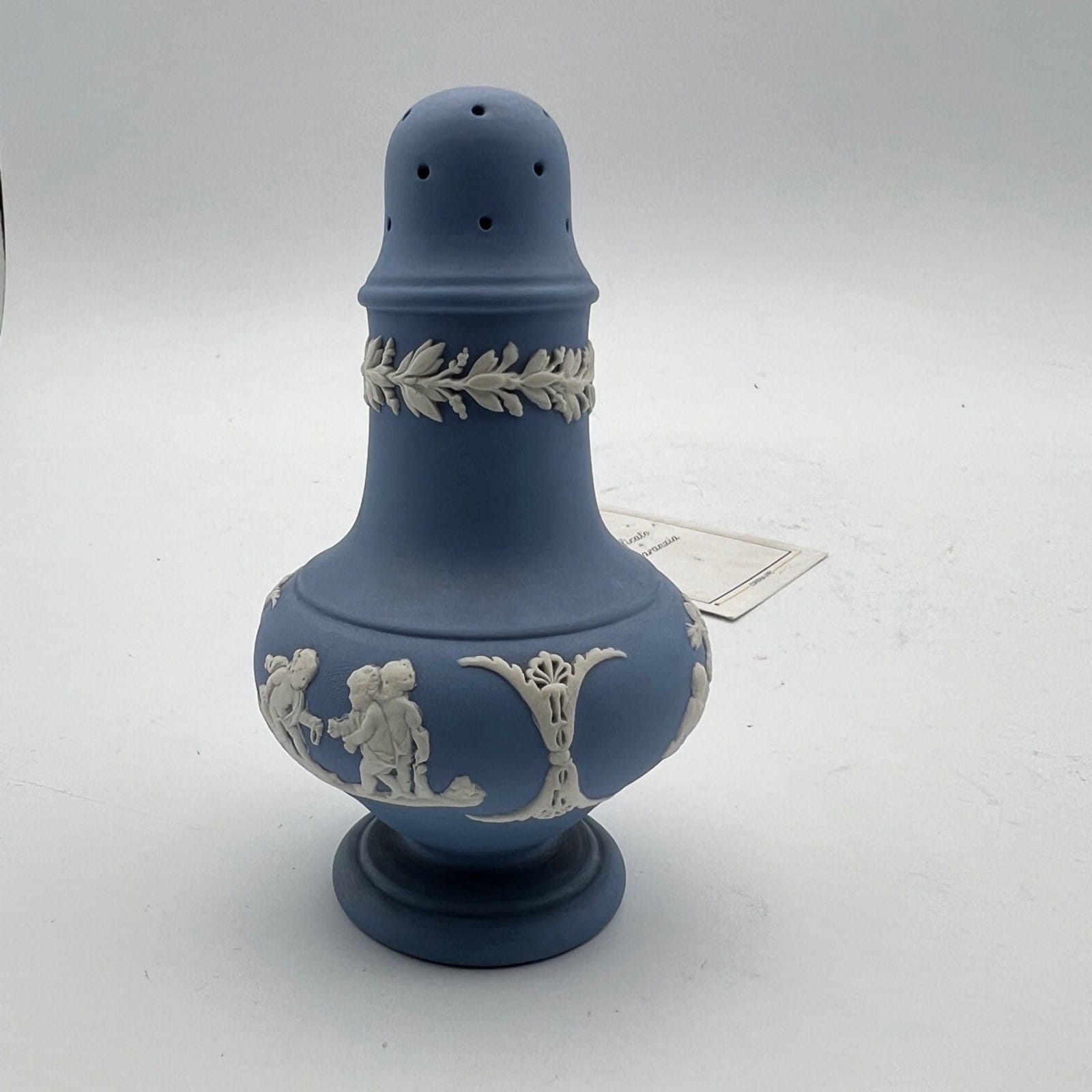 Coppia set sale e pepe  in porcellana Wedgwood Celeste Vintage cherubini angeli Categoria  Vasi e Portafiori