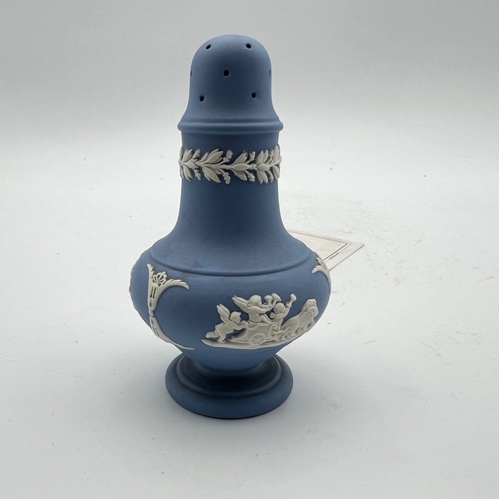 Coppia set sale e pepe  in porcellana Wedgwood Celeste Vintage cherubini angeli Categoria  Vasi e Portafiori
